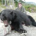 Jeffs first bear, an awesome big boar.